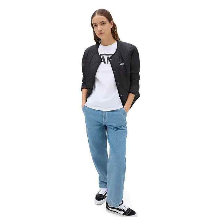 Vans View All Women Flying V Classic Long Sleeve Tshirt White