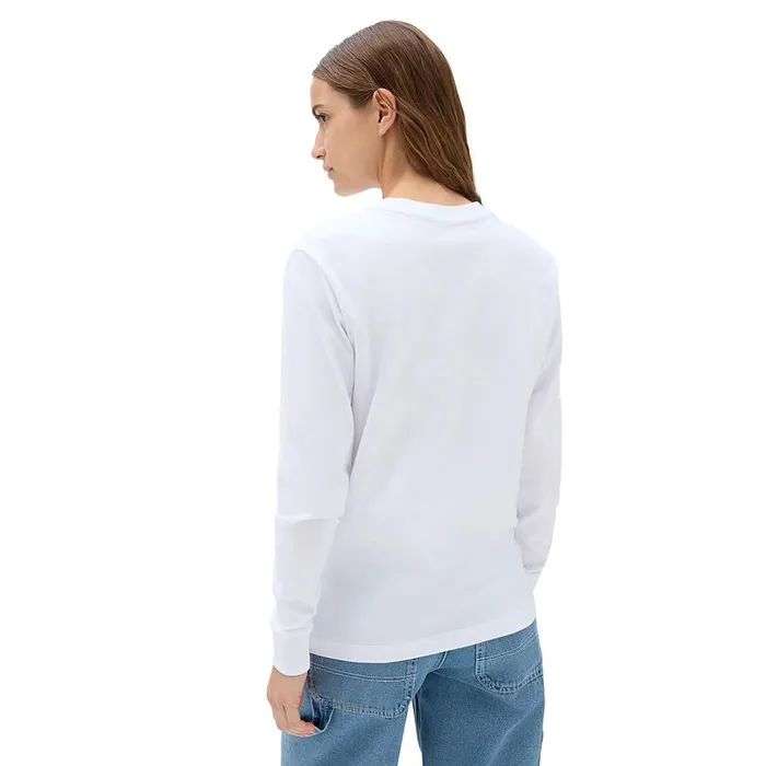 Vans View All Women Flying V Classic Long Sleeve Tshirt White