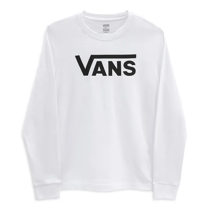 Vans View All Women Flying V Classic Long Sleeve Tshirt White