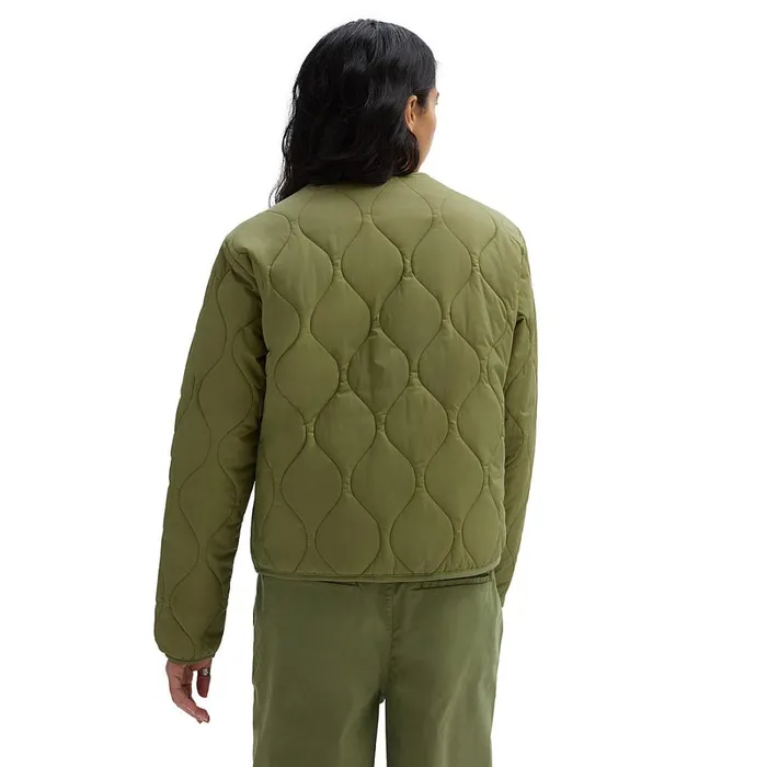 Vans View All Women Forces OS Short Reversible Liner Jacket Green