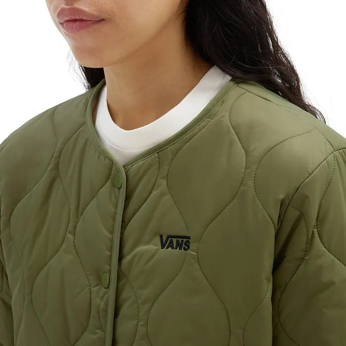 Vans View All Women Forces OS Short Reversible Liner Jacket Green