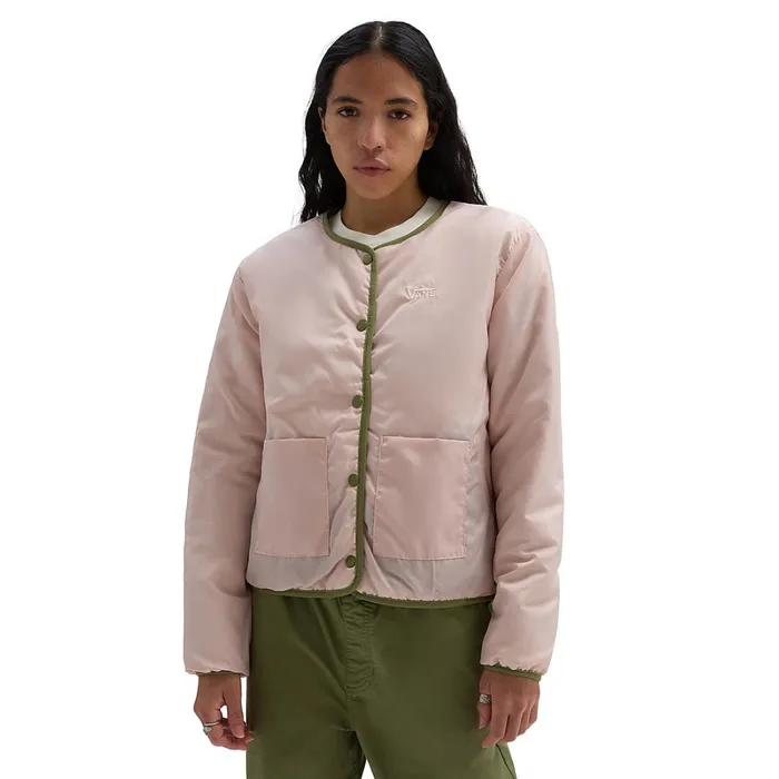 Vans View All Women Forces OS Short Reversible Liner Jacket Green