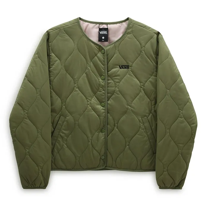Vans View All Women Forces OS Short Reversible Liner Jacket Green