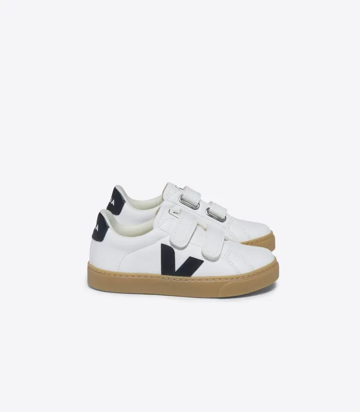 VEJA Esplar Kids ESPLAR CHROMEFREE LEATHER WHITE BLACK NATURAL