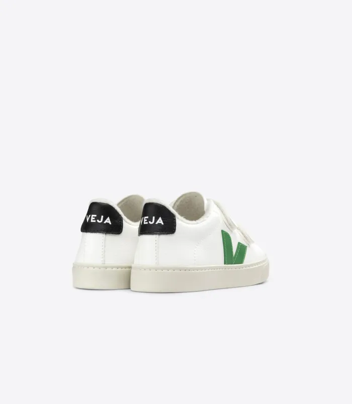 VEJA Esplar Kids ESPLAR FURED CHROMEFREE LEATHER WHITE EMERAUDE
