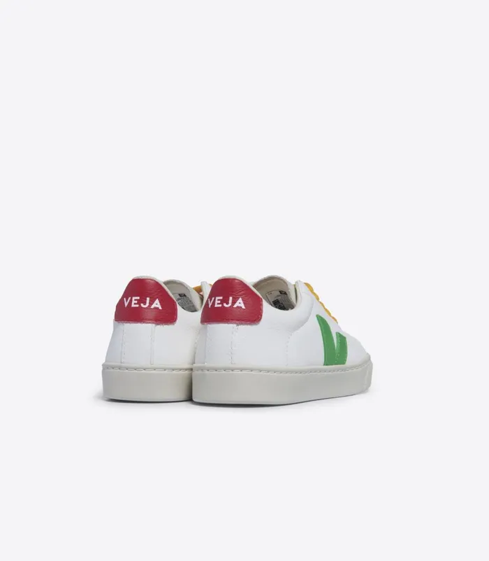 VEJA Esplar Kids ESPLAR LACES CHROMEFREE LEATHER WHITE LEAF PEKIN