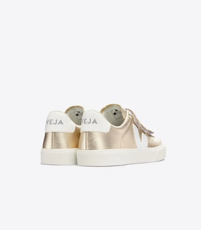 VEJA Recife Women RECIFE CHROMEFREE LEATHER PLATINE WHITE