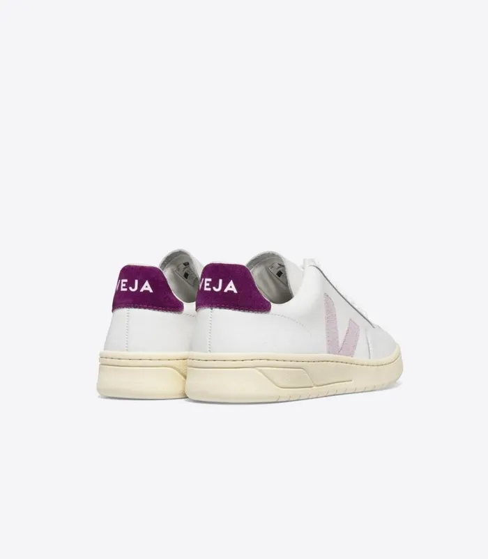VEJA V12 Women V12 LEATHER WHITE PARME MAGENTA