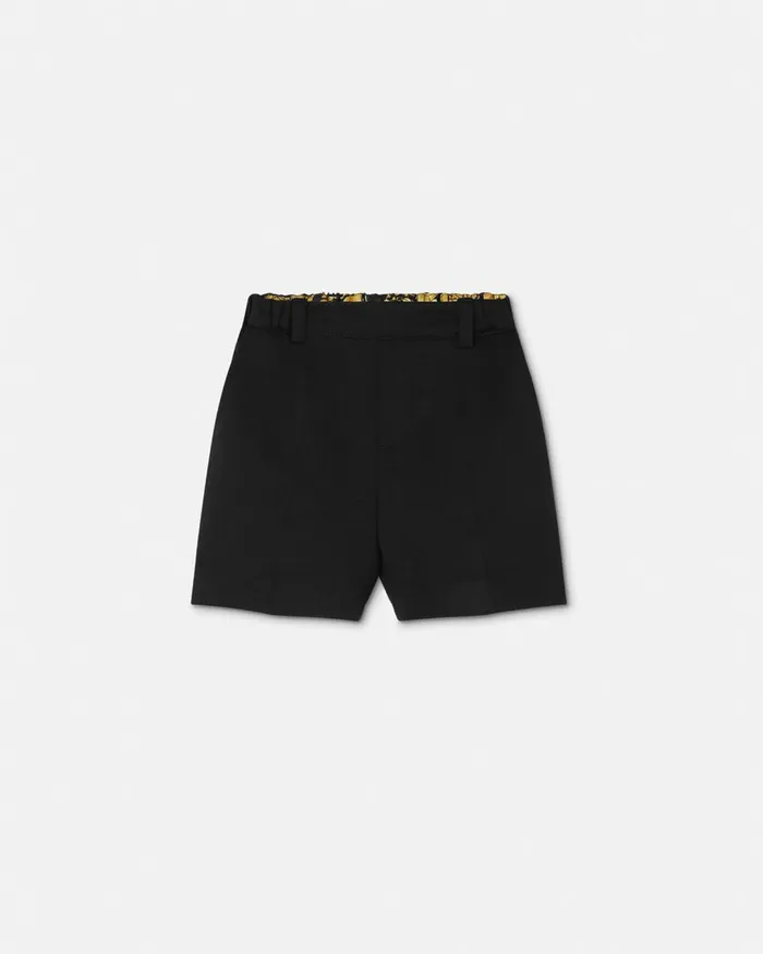 Versace Baby Shorts Black Kids Pants