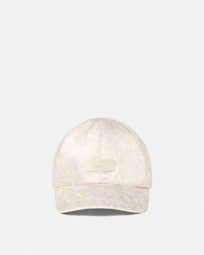 Versace Barocco Baseball Cap White Kids Bags and Accessories