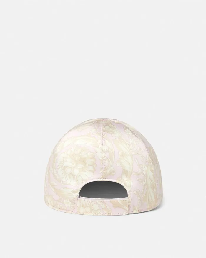 Versace Barocco Baseball Cap White Kids Bags and Accessories