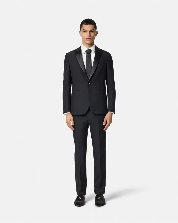 Versace Barocco Jacquard Shirt White Men Shirts
