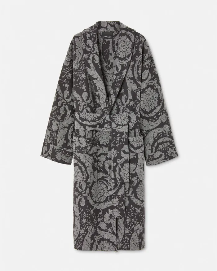 Versace Barocco Robe Print WomenMen Loungewear and Pajamas