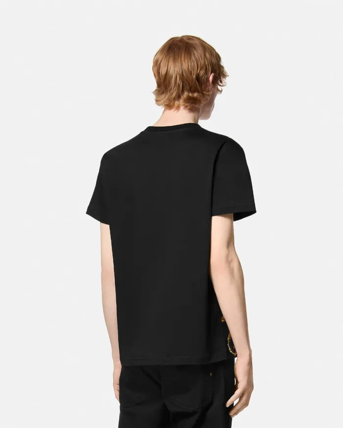 Versace Chromo Couture SlimFit TShirt Blackgold Men Jeans Couture