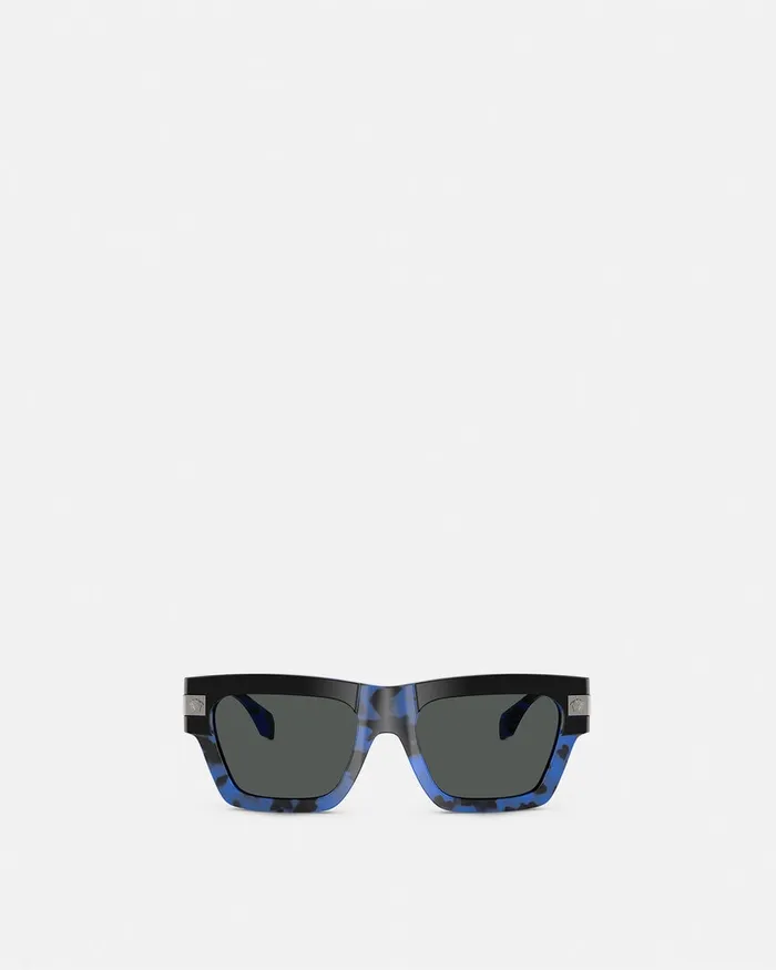 Versace Classic Top Sunglasses Blackblue Men Sunglasses
