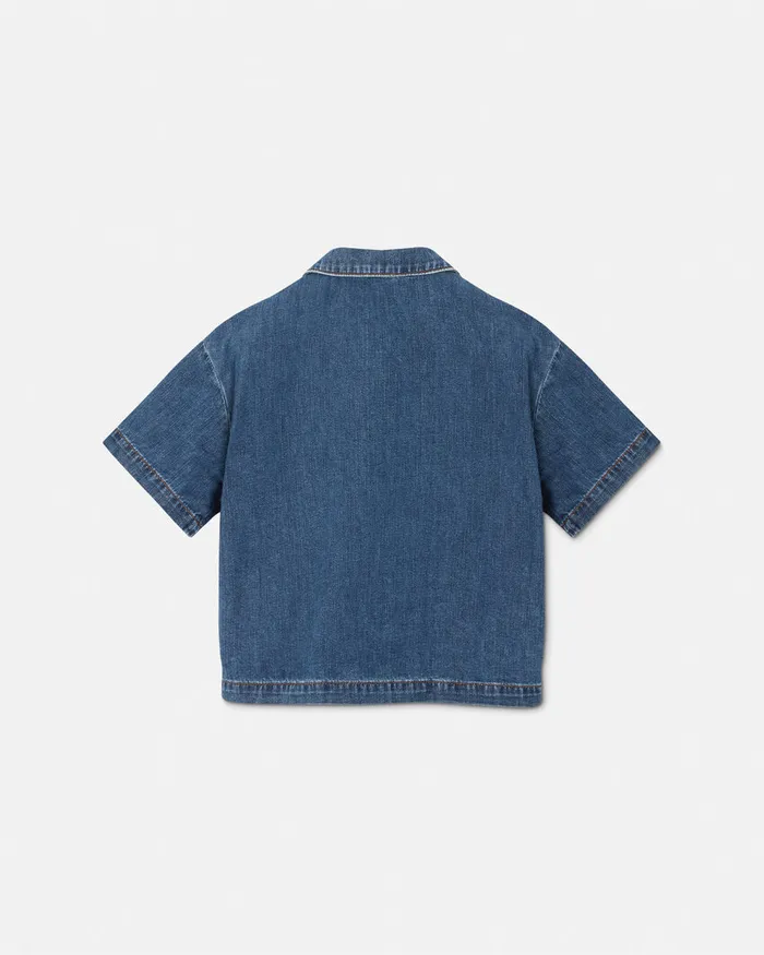 Versace Denim Shirt Blue Kids Denim