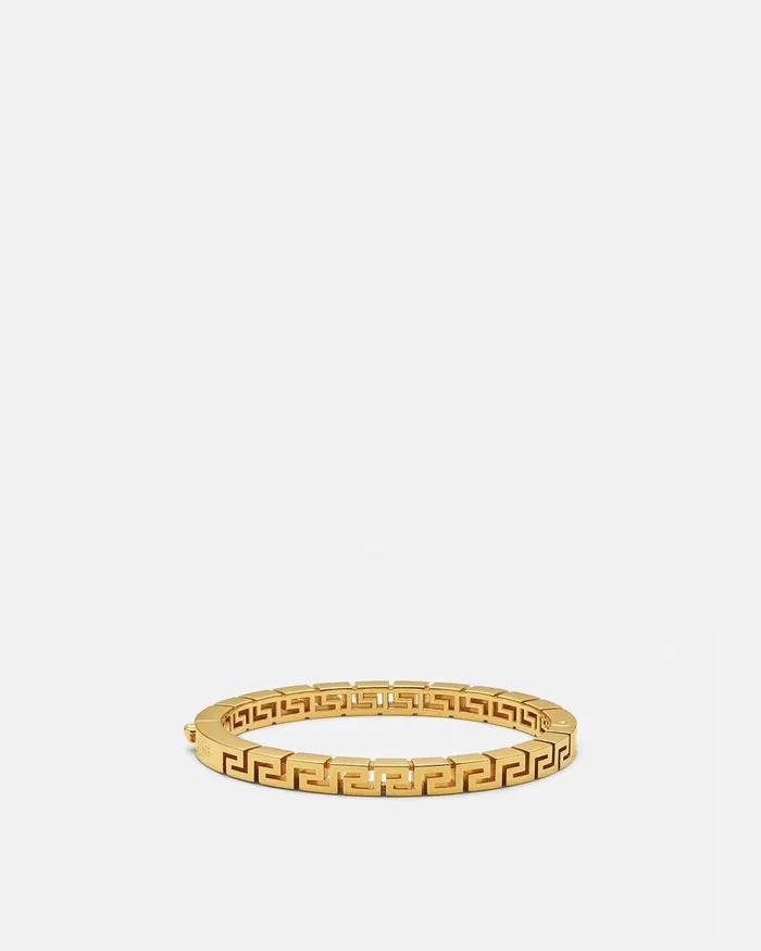 Versace Greca Bangle Bracelet Gold Women Bracelets