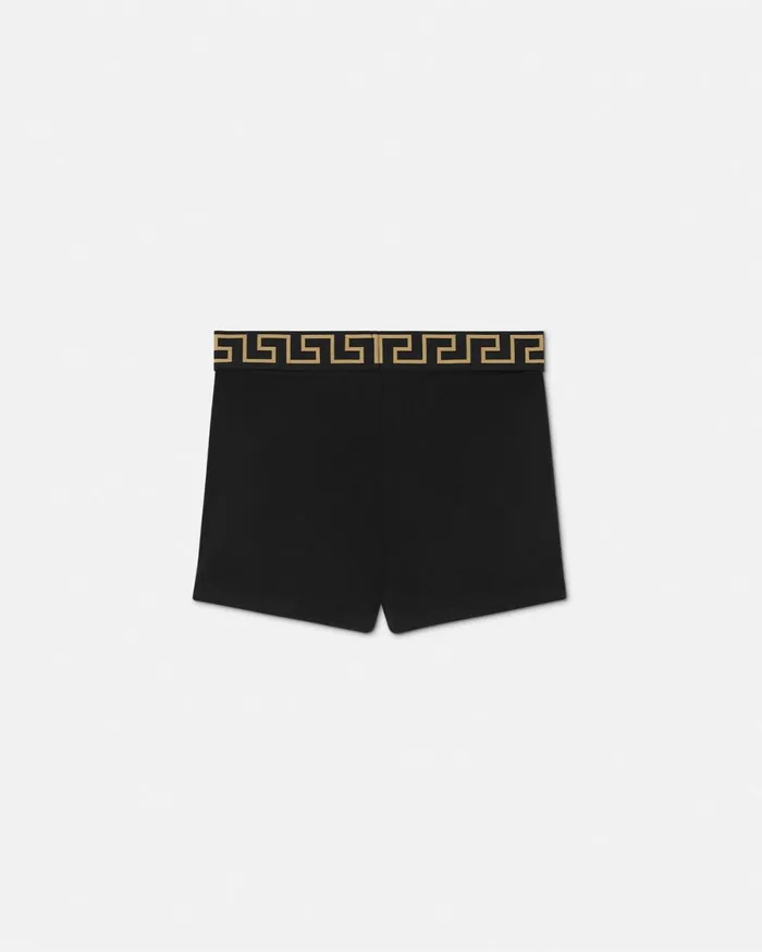Versace Greca Border Trunks Black Women Bras and Briefs