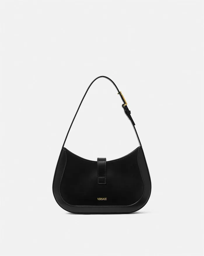 Versace Greca Goddess Small Hobo Bag Blackgold Women Greca Goddess