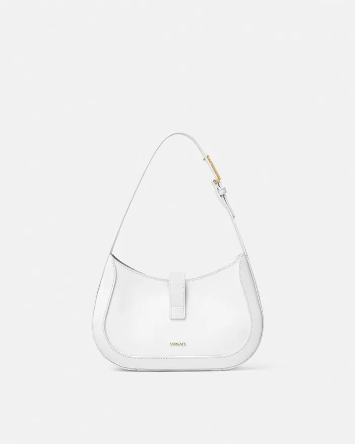 Versace Greca Goddess Small Hobo Bag White Women Greca Goddess