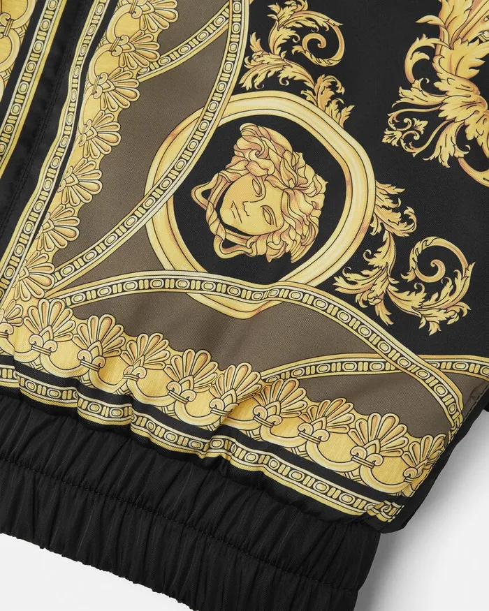 Versace La Coupe Des Dieux Bomber Jacket Black Men Jackets and Coats