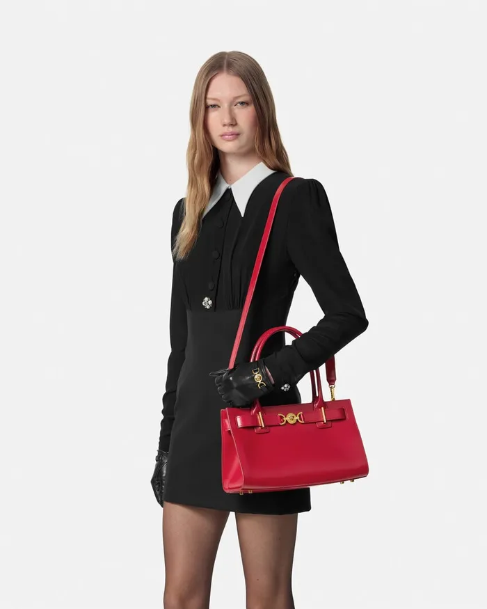 Versace Medusa 03995 Tote Bag Red Women Medusa 03995