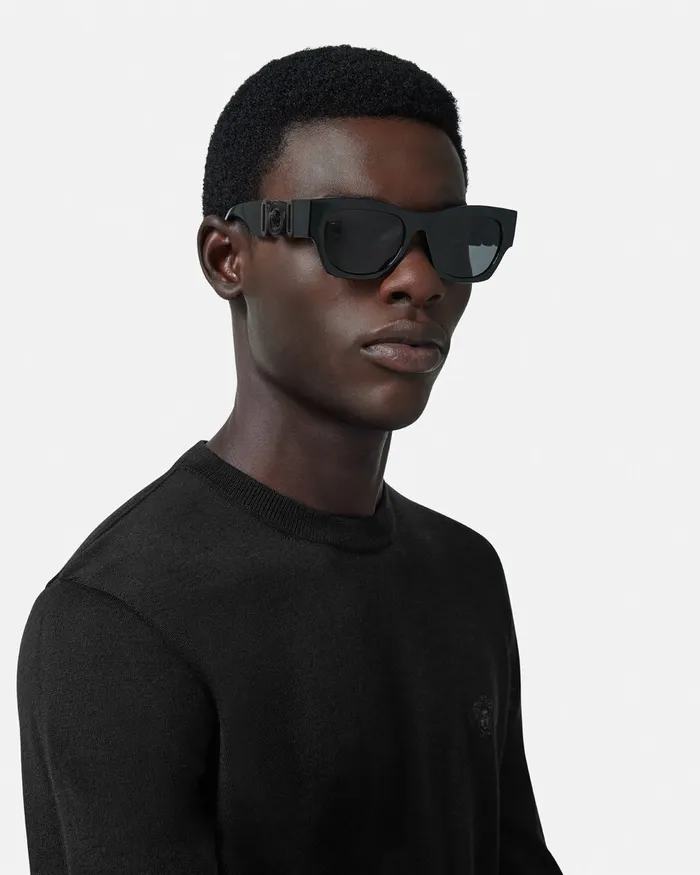 Versace Medusa Biggie Sunglasses Black Men Sunglasses