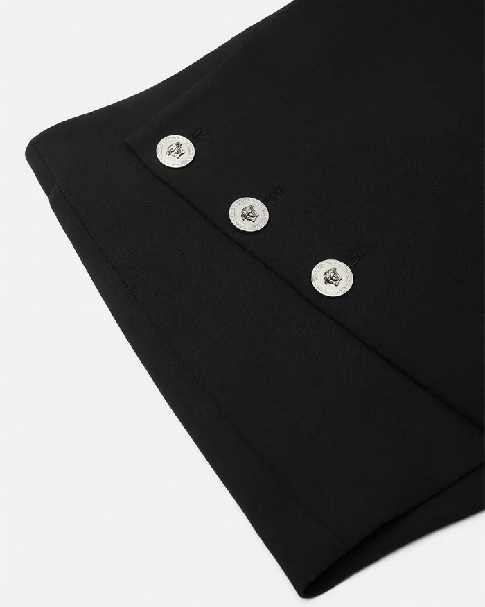 Versace Medusa Shorts Black Kids Pants and Skirts