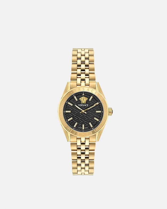 Versace VCode Lady Watch Blackgold Women Watches