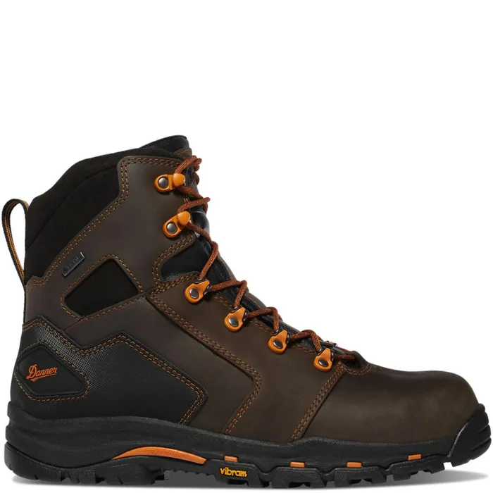 Vicious 6quot BrownOrange Composite Toe NMT Men Danner Boots