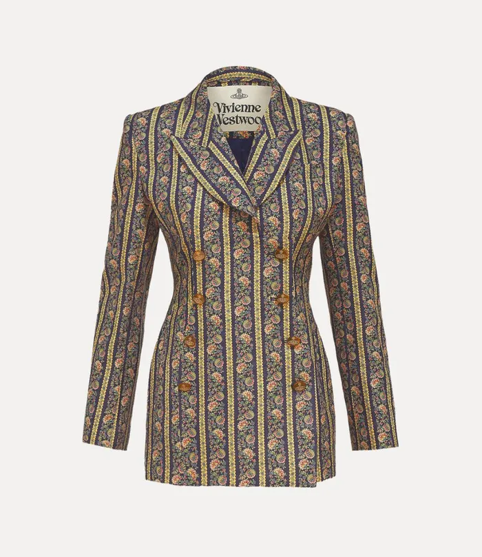 Vivienne Westwood Coats And Jackets Women Double Breasted Lelio Jacket Flowers