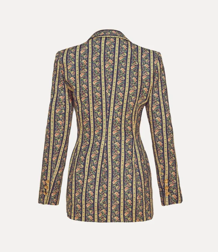 Vivienne Westwood Coats And Jackets Women Double Breasted Lelio Jacket Flowers