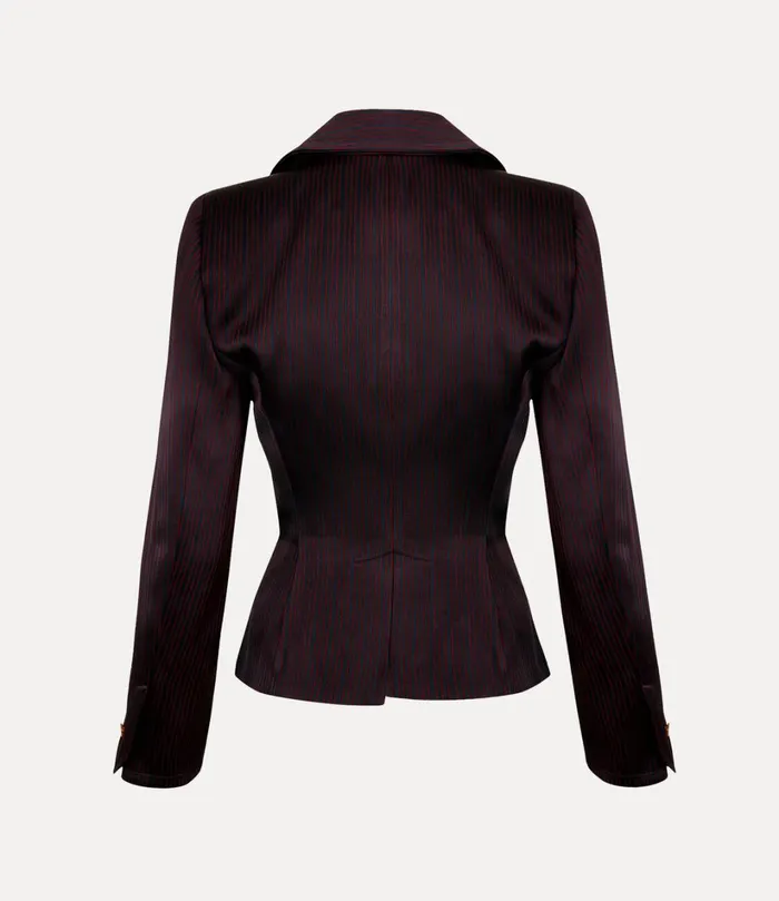 Vivienne Westwood Coats And Jackets Women Drunken Tailored Jacket Navyred