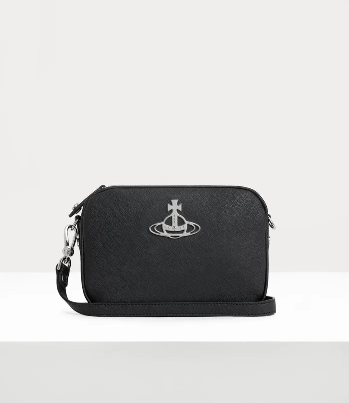 Vivienne Westwood Crossbody Bags WomenMen Anna Camera Bag Black