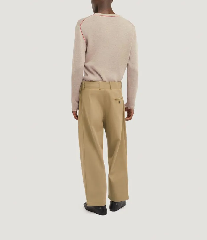 Vivienne Westwood Knitwear And Sweatshirts Men Orbit Jumper Oatmeal