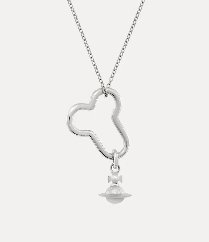 Vivienne Westwood Necklaces Men Man Chuck Pendant Necklace Platinum
