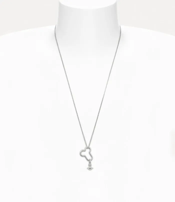 Vivienne Westwood Necklaces Men Man Chuck Pendant Necklace Platinum