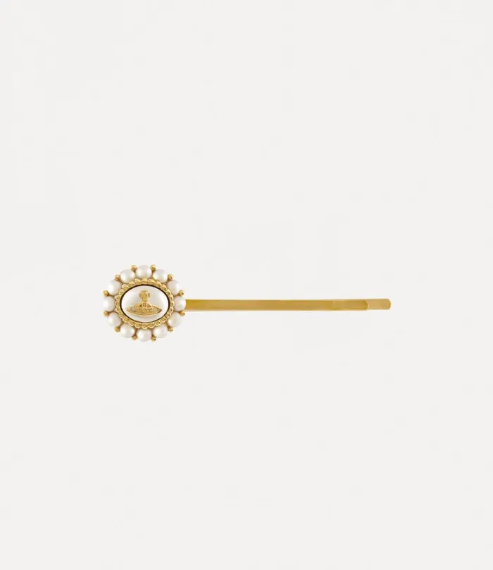 Vivienne Westwood Other Jewellery Women Amaya Bobby Pin Gold Creamrose Pearl
