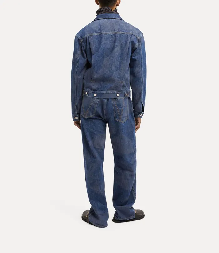 Vivienne Westwood Trousers And Shorts WomenMen Baggy Jeans Blue