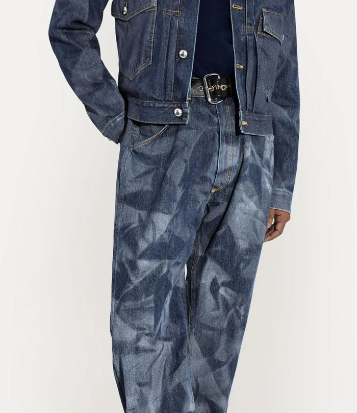 Vivienne Westwood Trousers And Shorts WomenMen Baggy Jeans Blue