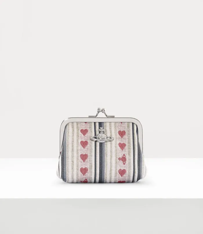 Vivienne Westwood Wallets And Purses Women Frame Coin Purse Heartstripe