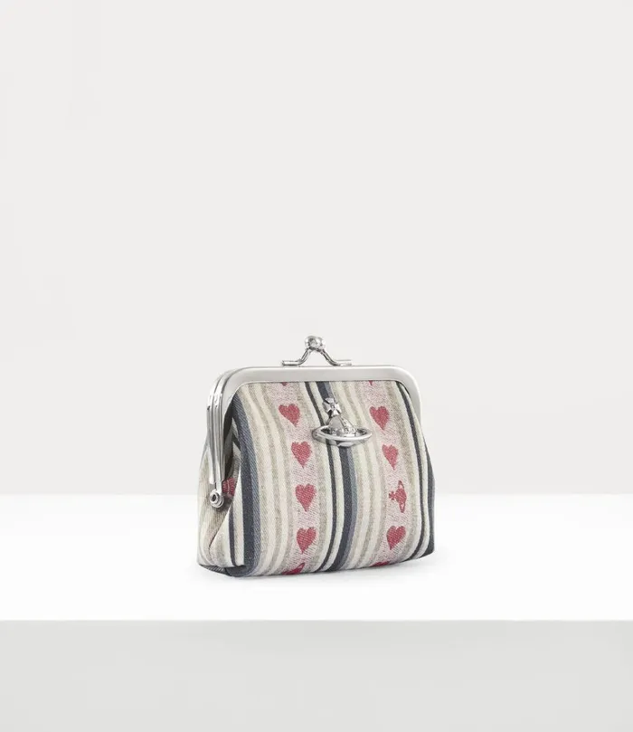 Vivienne Westwood Wallets And Purses Women Frame Coin Purse Heartstripe