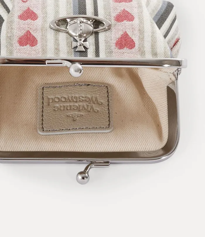Vivienne Westwood Wallets And Purses Women Frame Coin Purse Heartstripe