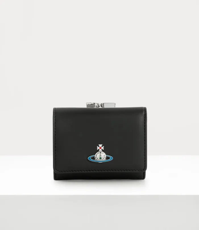 Vivienne Westwood Wallets And Purses Women Nappa Small Frame Wallet Black