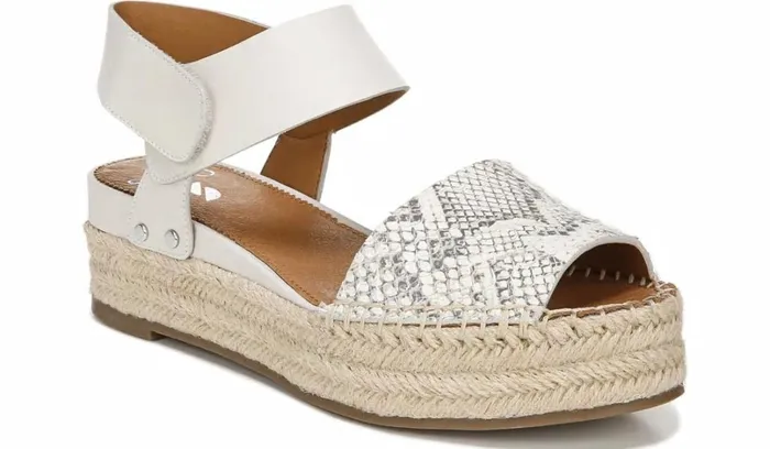 Wedge Sandals Women Franco Sarto Sarto Oak Espadrille Sandal Natural Snake Print Leather Wedge Sandals Women Franco Sarto Sarto Oak Espadrille Sandal Natural Snake Print Leather