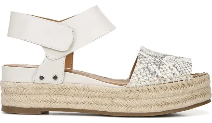 Wedge Sandals Women Franco Sarto Sarto Oak Espadrille Sandal Natural Snake Print Leather Wedge Sandals Women Franco Sarto Sarto Oak Espadrille Sandal Natural Snake Print Leather