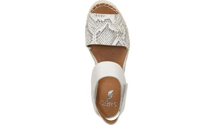 Wedge Sandals Women Franco Sarto Sarto Oak Espadrille Sandal Natural Snake Print Leather Wedge Sandals Women Franco Sarto Sarto Oak Espadrille Sandal Natural Snake Print Leather