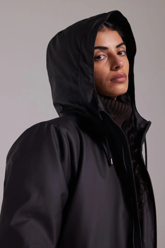 Winter Coats Women Stutterheim Stockholm Winter Jacket Black