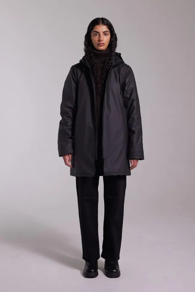 Winter Coats Women Stutterheim Stockholm Winter Jacket Black