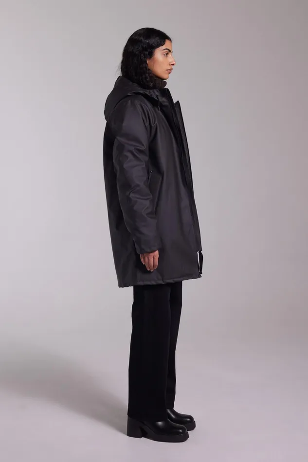 Winter Coats Women Stutterheim Stockholm Winter Jacket Black